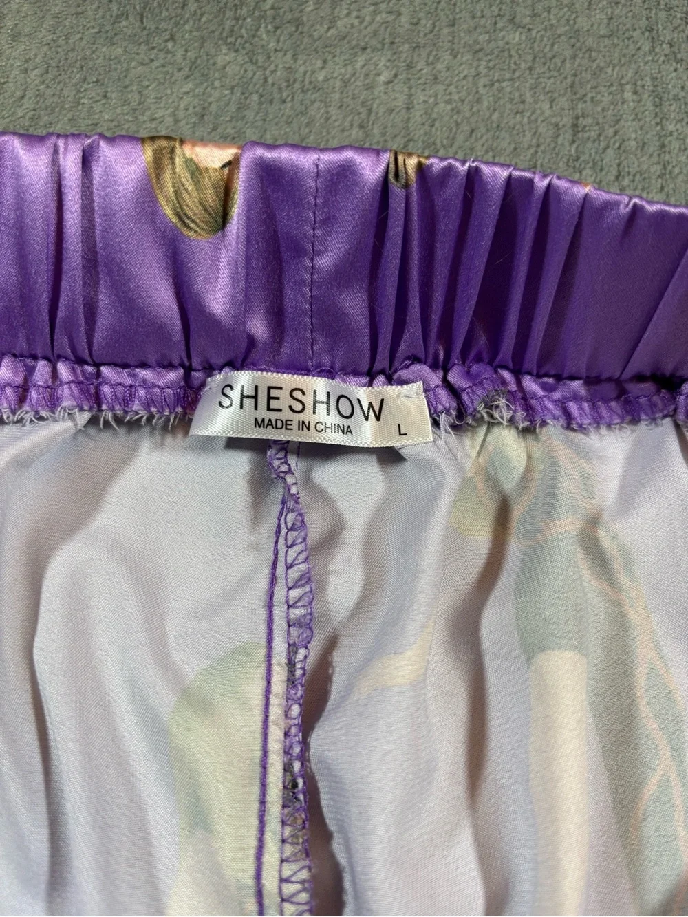 Taylor Swift Purple Satin Wide-Leg Pajama Pants with Pockets!
